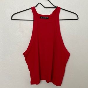 Red Halter Tank